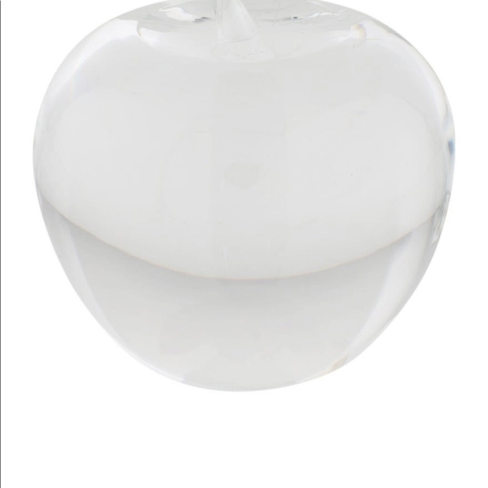 Tiffany apple paperweight